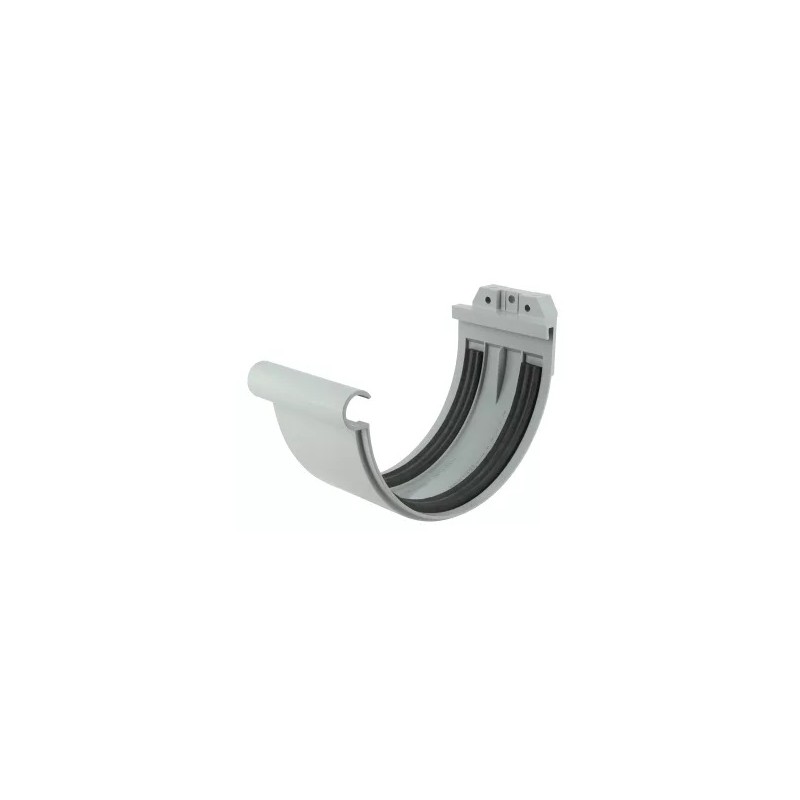 NICOLL Techtan LG33 PVC-Ti verbindingsstuk rubber inlage lichtgrijs