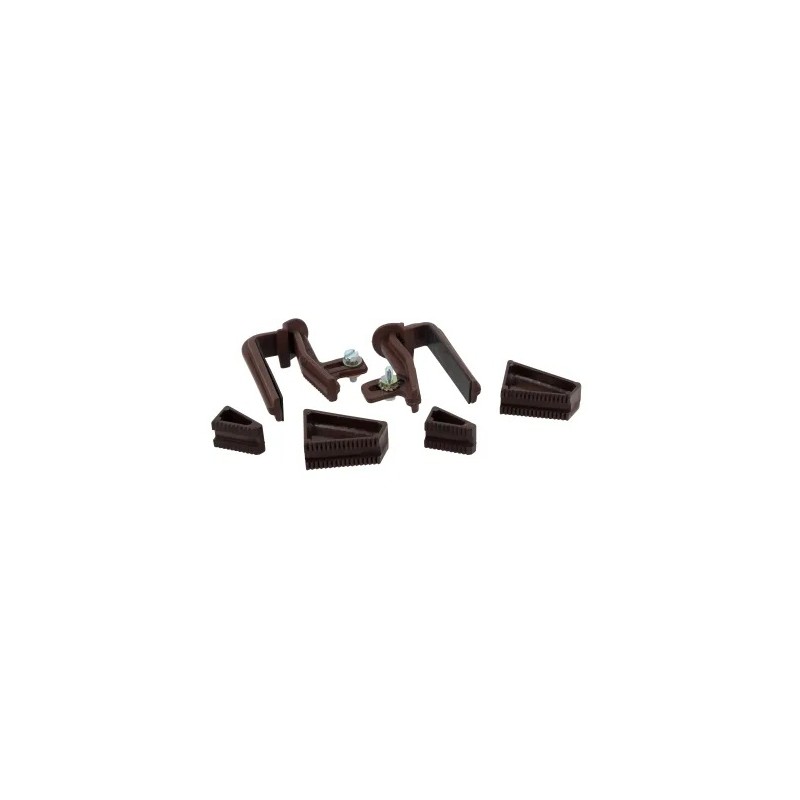 NICOLL LG16 PVC-Ti bevestigingsstuk golfplaten bruin