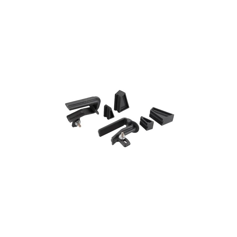 NICOLL LG16 PVC-Ti bevestigingsstuk golfplaten antraciet