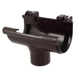 NICOLL Techtan LG16 PVC-Ti centraaluitloop d50 bruin