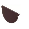 NICOLL Techtan LG16 PVC-Ti eindstuk goot en centraaluitloop bruin