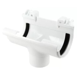 NICOLL Techtan LG16 PVC-Ti centraaluitloop d50 wit
