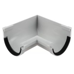 NICOLL Techtan LG16 PVC-Ti binnenhoekstuk 90° antraciet