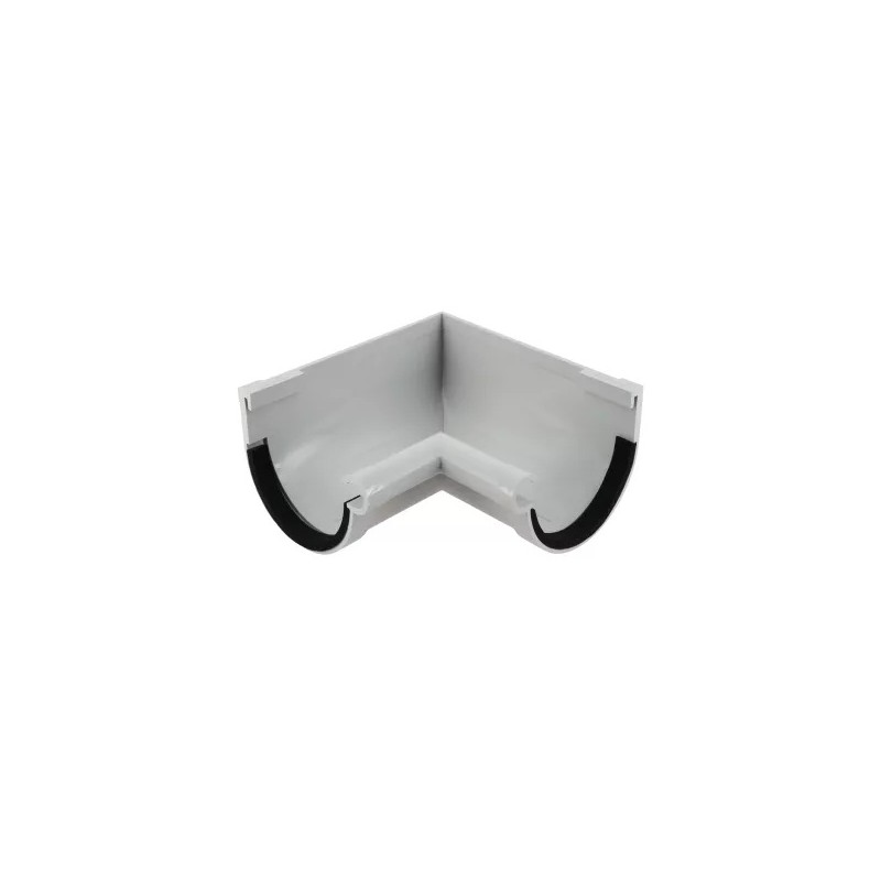 NICOLL Techtan LG16 PVC-Ti binnenhoekstuk 90° antraciet