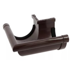 NICOLL Techtan LG16 PVC-Ti buitenhoekstuk 90° bruin