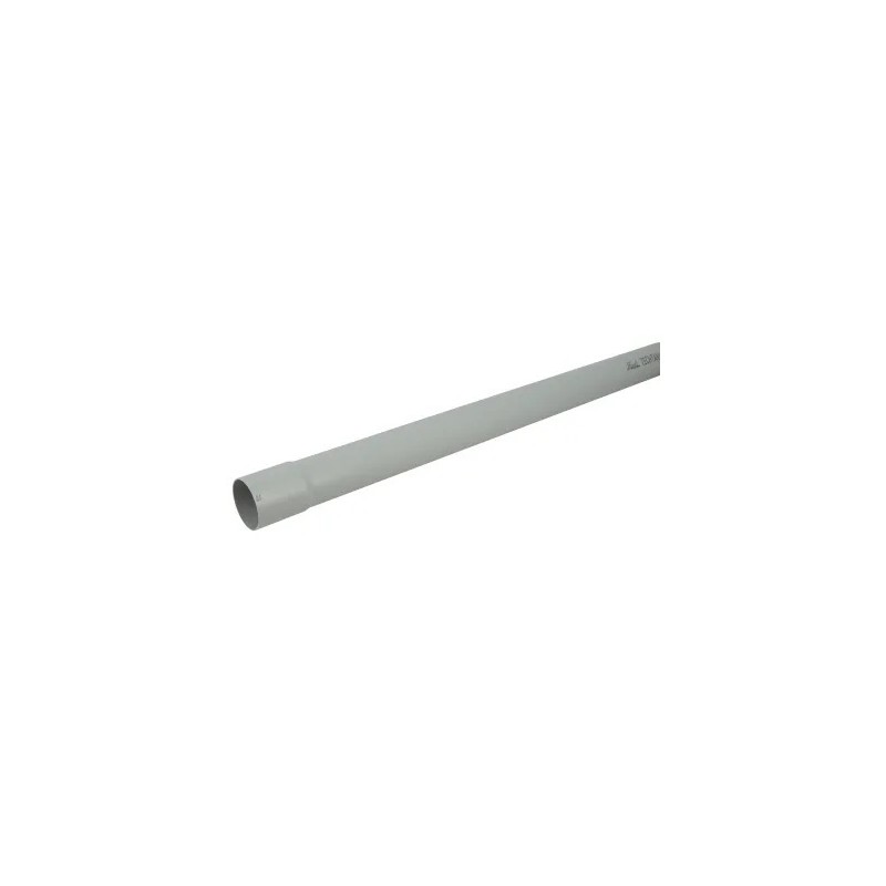 NICOLL Techtan PVC-Ti HWA buis d50 L  4m Mof lichtgrijs