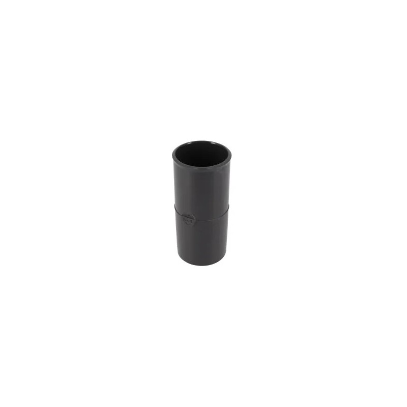 Nicoll PVC-Ti verbindingsmof mof-mof antraciet Ø50
