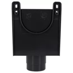 Nicoll PVC-Ti vergaarbak antraciet Ø80