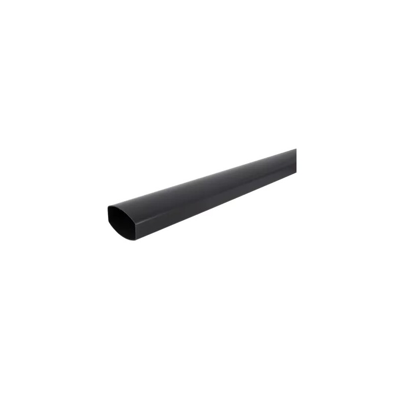 NICOLL Techtan Ovation LG28 PVC-Ti HWA buis 90x56 L4m antraciet