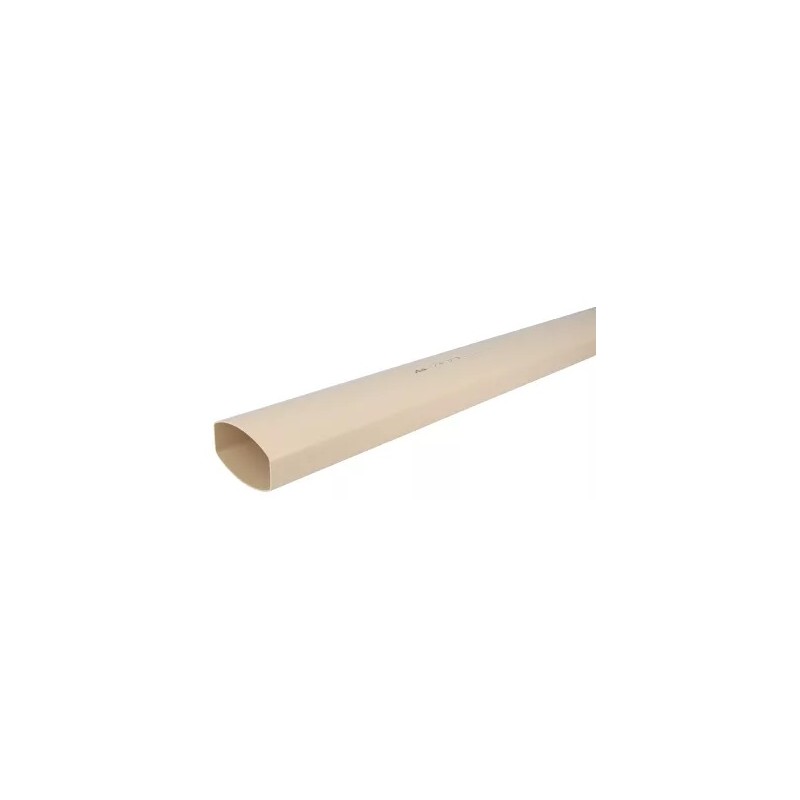 NICOLL Techtan Ovation LG28 PVC-Ti HWA buis 90x56 L4m beige