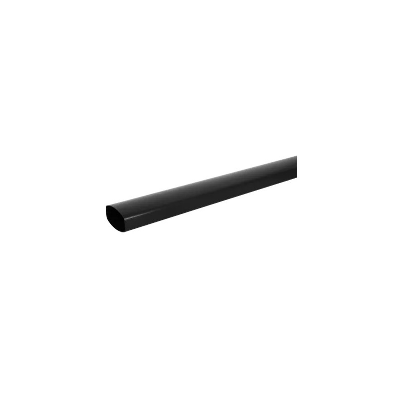 NICOLL Techtan Ovation LG28 PVC-Ti HWA buis 90x56 L4m zwart