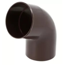 Nicoll PVC-Ti bocht 67,5 graden mof-spie bruin Ø100