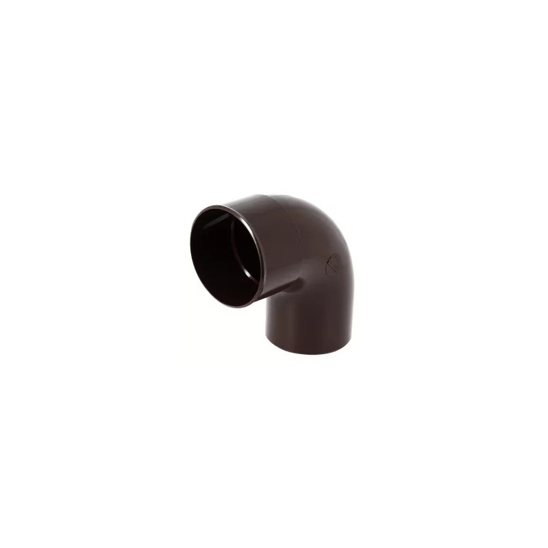 Nicoll PVC-Ti bocht 87,5 graden mof-spie bruin Ø100