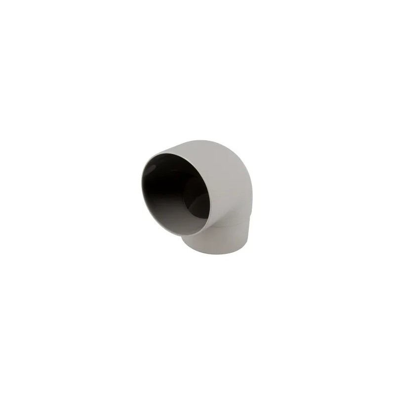 Nicoll PVC-Ti bocht 87,5 graden mof-vse lichtgrijs Ø100