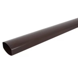 NICOLL Techtan Ovation LG28 PVC-Ti HWA buis 90x56 L4m bruin