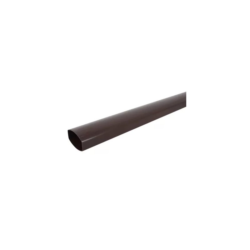 NICOLL Techtan Ovation LG28 PVC-Ti HWA buis 90x56 L4m bruin