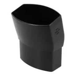 NICOLL Techtan Ovation LG28 PVC-Ti bocht 15° 90x56 m/vse zwart