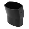 NICOLL Techtan Ovation LG28 PVC-Ti bocht 15° 90x56 m/vse zwart