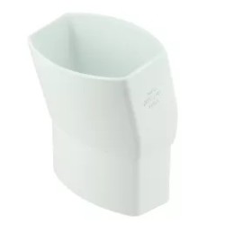 NICOLL Techtan Ovation LG28 PVC-Ti bocht 15° 90x56 m/vse wit