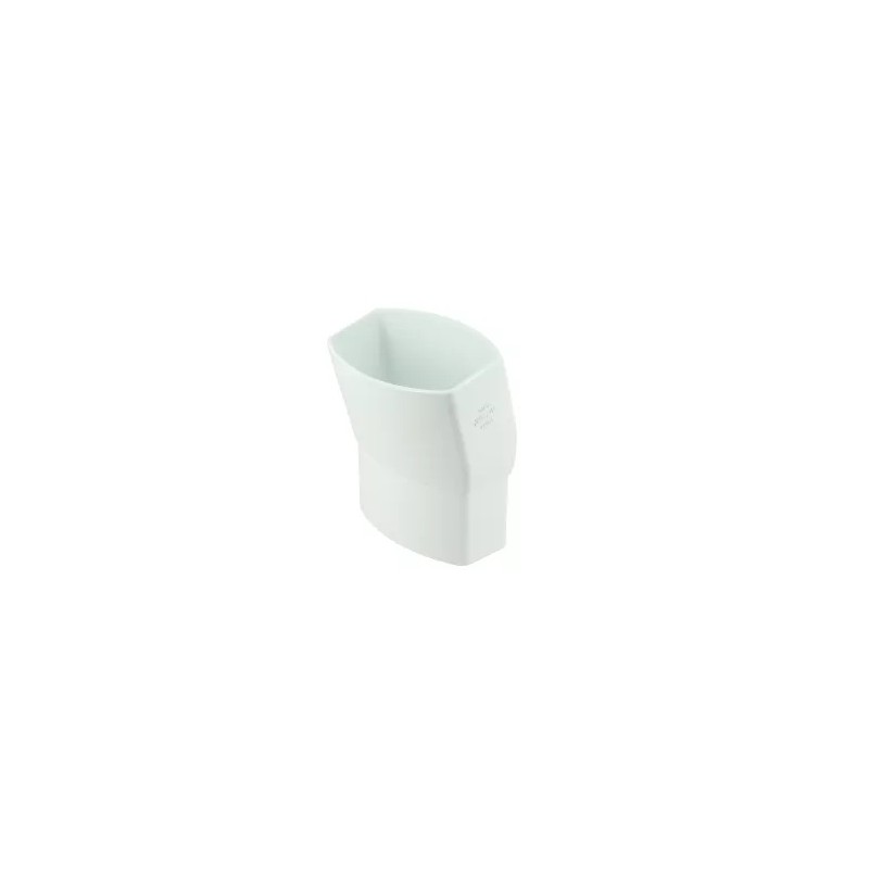NICOLL Techtan Ovation LG28 PVC-Ti bocht 15° 90x56 m/vse wit