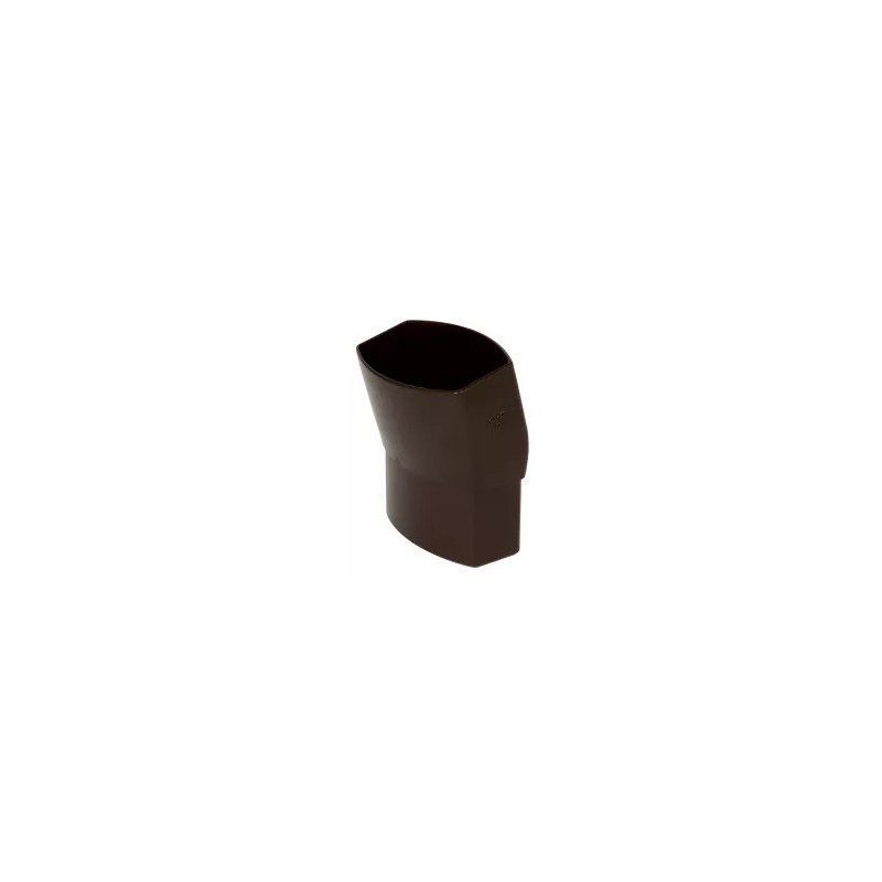 NICOLL Techtan Ovation LG28 PVC-Ti bocht 15° 90x56 m/vse bruin