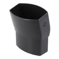 NICOLL Techtan Ovation LG28 PVC-Ti bocht 15° 90x56 m/vse antraciet