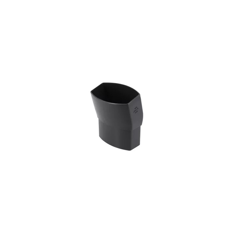 NICOLL Techtan Ovation LG28 PVC-Ti bocht 15° 90x56 m/vse antraciet