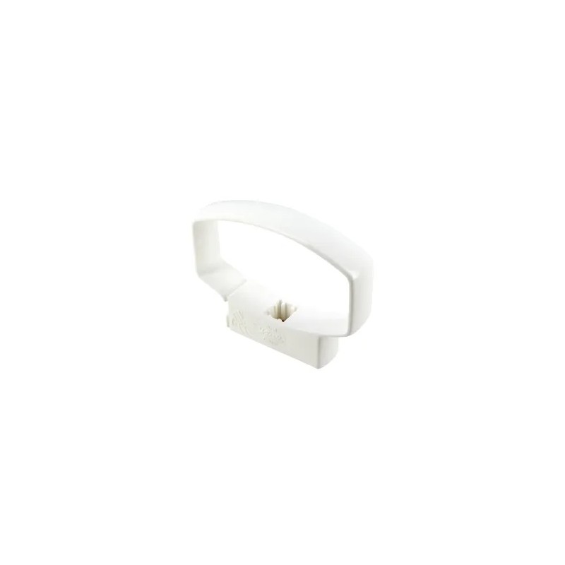 NICOLL Ovation LG28 PVC-Ti pijpbeugel 90x56 M6 wit