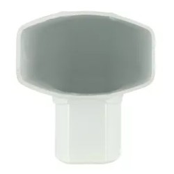 NICOLL Techtan Ovation LG28 PVC-Ti bocht ver/hor 90° 90x56 m/vse wit