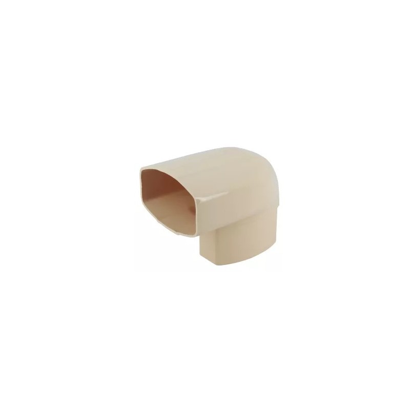 NICOLL Techtan Ovation LG28 PVC-Ti bocht ver/hor 90° 90x56 m/vse beige