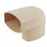 NICOLL Techtan Ovation LG28 PVC-Ti bocht ver/hor 90° 90x56 m/vse beige