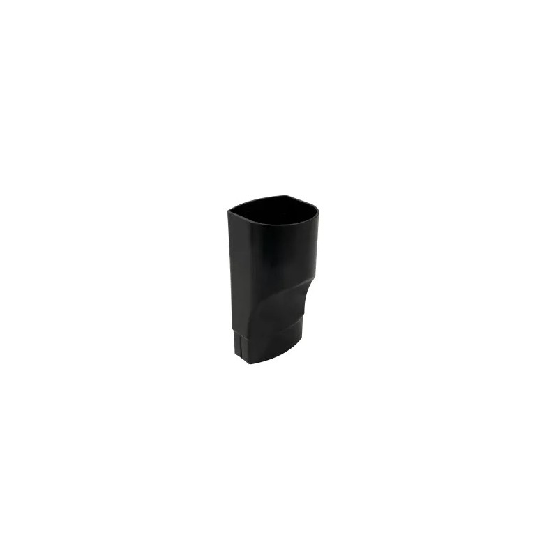 NICOLL Techtan Ovation LG28 PVC-Ti overgangsstuk exc. D80-90 zwart