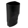 NICOLL Techtan Ovation LG28 PVC-Ti overgangsstuk exc. D80-90 zwart
