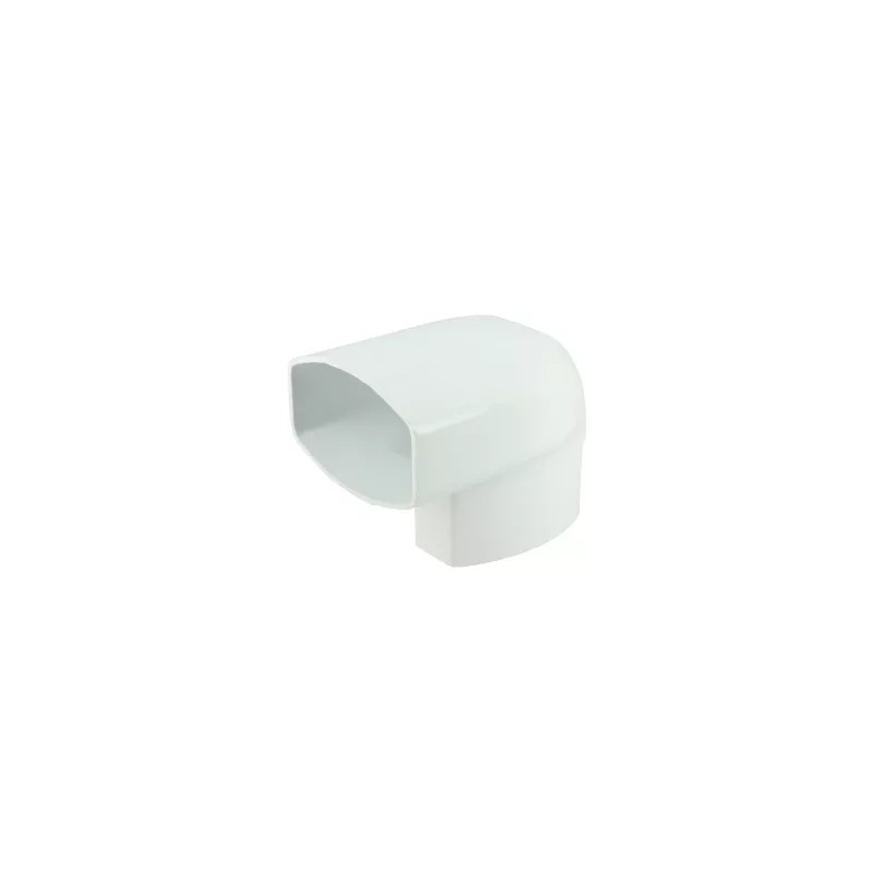 NICOLL Techtan Ovation LG28 PVC-Ti bocht ver/hor 90° 90x56 m/vse wit