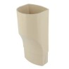 NICOLL Techtan Ovation LG28 PVC-Ti overgangsstuk exc. D80-90 beige