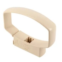 NICOLL Ovation LG28 PVC-Ti pijpbeugel 90x56 M6 beige