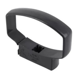 NICOLL Ovation LG28 PVC-Ti pijpbeugel 90x56 M6 antraciet