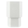 NICOLL Techtan Ovation LG28 PVC-Ti verb.stuk 90x56 m/vse wit