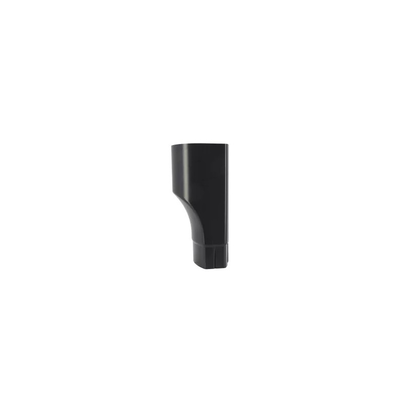NICOLL Techtan Ovation LG28 PVC-Ti overgangsstuk exc. D80-90 antraciet
