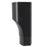 NICOLL Techtan Ovation LG28 PVC-Ti overgangsstuk exc. D80-90 antraciet