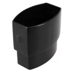NICOLL Techtan Ovation LG28 PVC-Ti verb.stuk 90x56 m/vse zwart