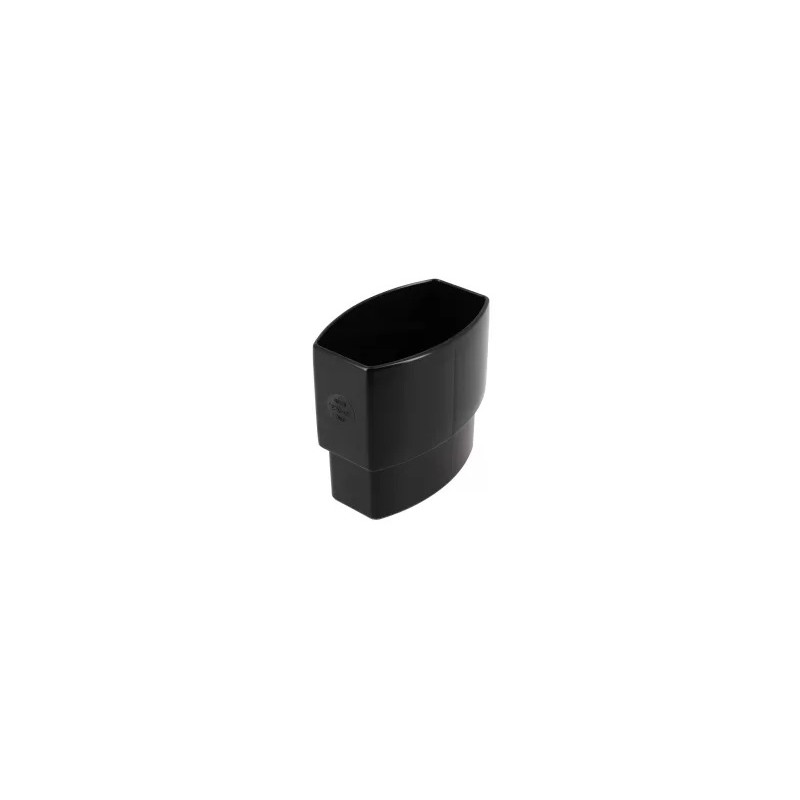 NICOLL Techtan Ovation LG28 PVC-Ti verb.stuk 90x56 m/vse zwart