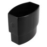 NICOLL Techtan Ovation LG28 PVC-Ti verb.stuk 90x56 m/vse zwart