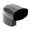 NICOLL Techtan Ovation LG28 PVC-Ti bocht ver/hor 90° 90x56 m/vse antra