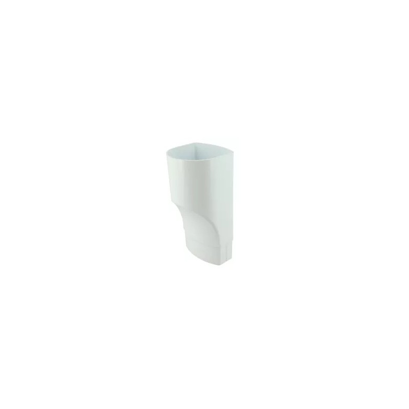 NICOLL Techtan Ovation LG28 PVC-Ti overgangsstuk exc. D80-90 wit