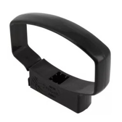 NICOLL Ovation LG28 PVC-Ti pijpbeugel 90x56 M6 zwart