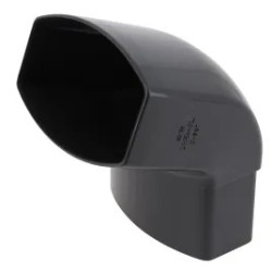 NICOLL Techtan Ovation LG28 PVC-Ti bocht 67,5° 90x56 m/vse antraciet