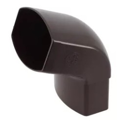 NICOLL Techtan Ovation LG28 PVC-Ti bocht 67,5° 90x56 m/vse bruin