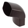 NICOLL Techtan Ovation LG28 PVC-Ti bocht 67,5° 90x56 m/vse bruin