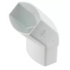 NICOLL Techtan Ovation LG28 PVC-Ti bocht 45° 90x56 m/vse wit